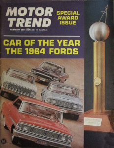 MOTOR TREND 1964 FEB - FORD Spcl, 426 POLARA, COBRA